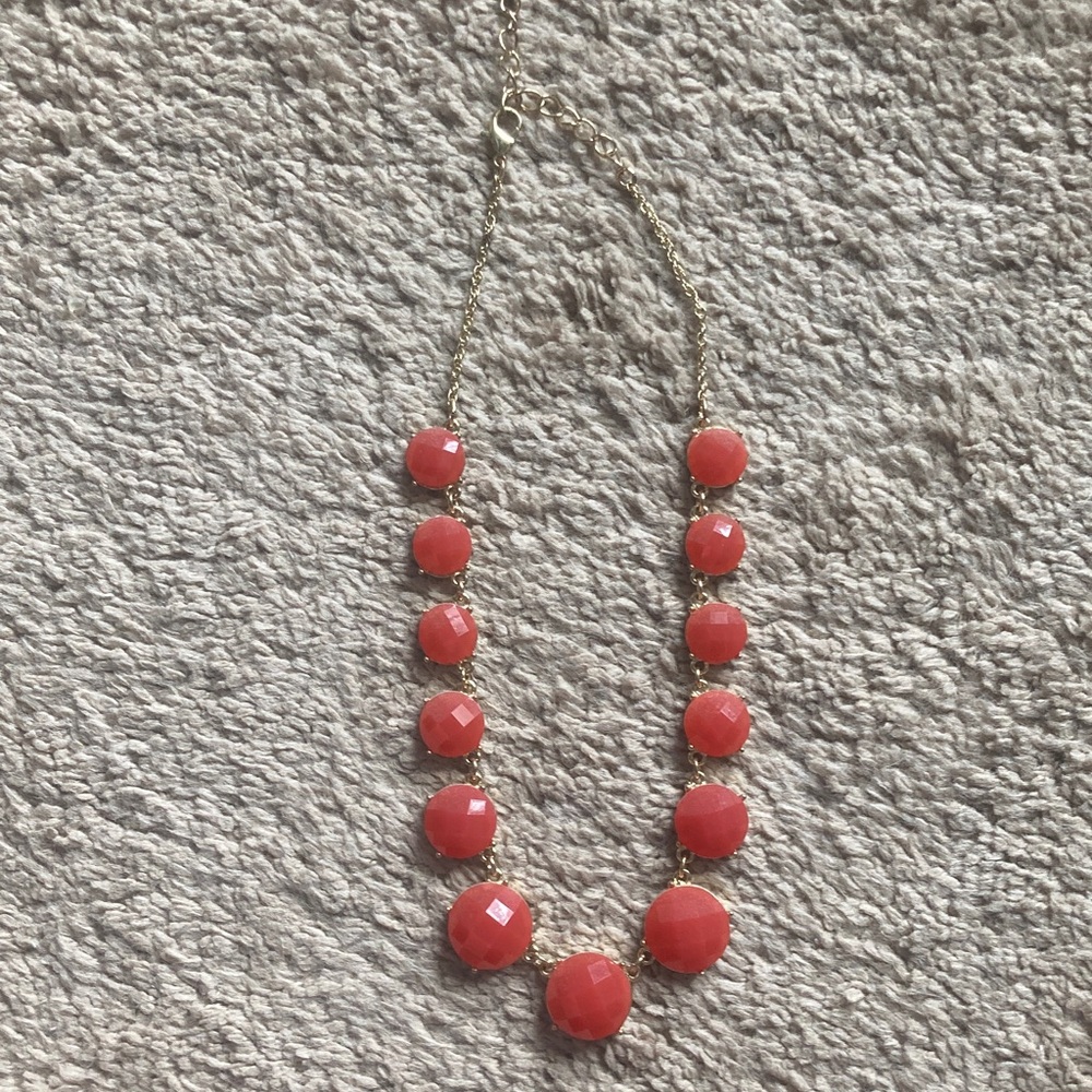 Coral Beaded Necklace